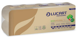 Toaletný papier, 2-vrstvový, malý kotúè, 19,8 m, LUCART, "EcoNatural10"