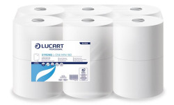 Toaletný papier, 2-vrstvový, 12-kotúèový, LUCART "Strong L-One mini 180", snehobiela