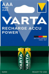 Nabjaten batria, AAA mikrotukov, 2x1000 mAh, VARTA "Professional Accu"