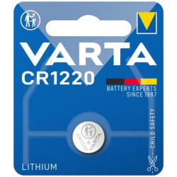 Gombíková batéria, CR1220, 1 ks, VARTA