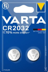 Gombkov batria, CR2032, 2 ks, VARTA