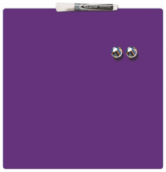 Odkazová tabuľa, magnetická, popisovateľná, fialová, 36x36 cm, NOBO/REXEL